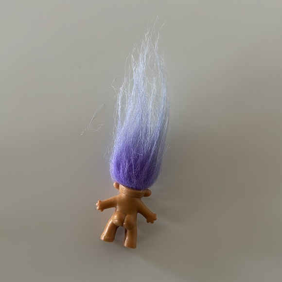 Vintage Purple Troll Pencil Topper - Picture 2 of 5